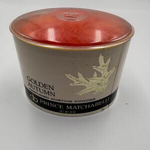 Vintage Prince Matchabelli Golden Autumn Perfumed Dusting Powder Sealed New NOS